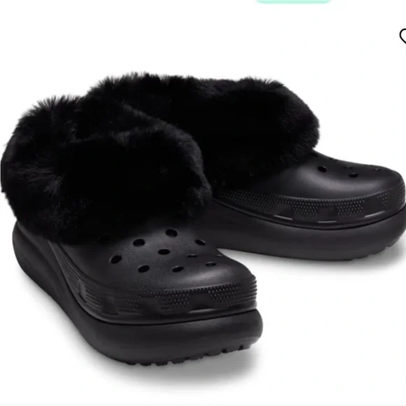 CROCS | Shoes | Crocs Furever Crush Soft Fluffy Faux Fur  display picture 2